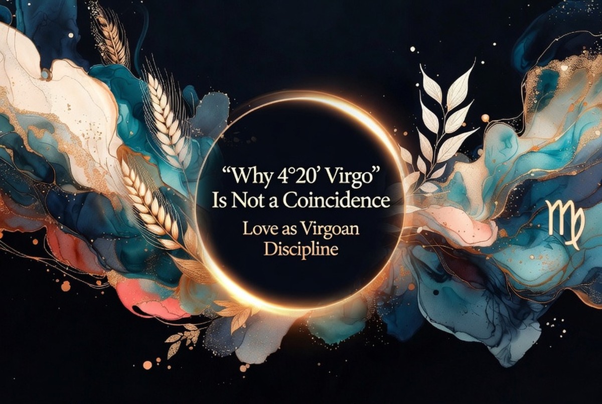 Why 4°20′ Virgo is not a coincidence · Love as Virgoan discipline