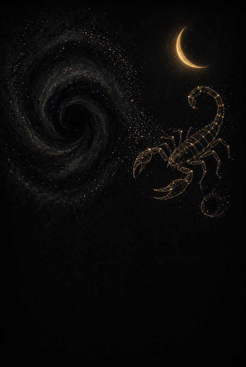 Lot of Spirit, entropy · Scorpio geometry, night gold