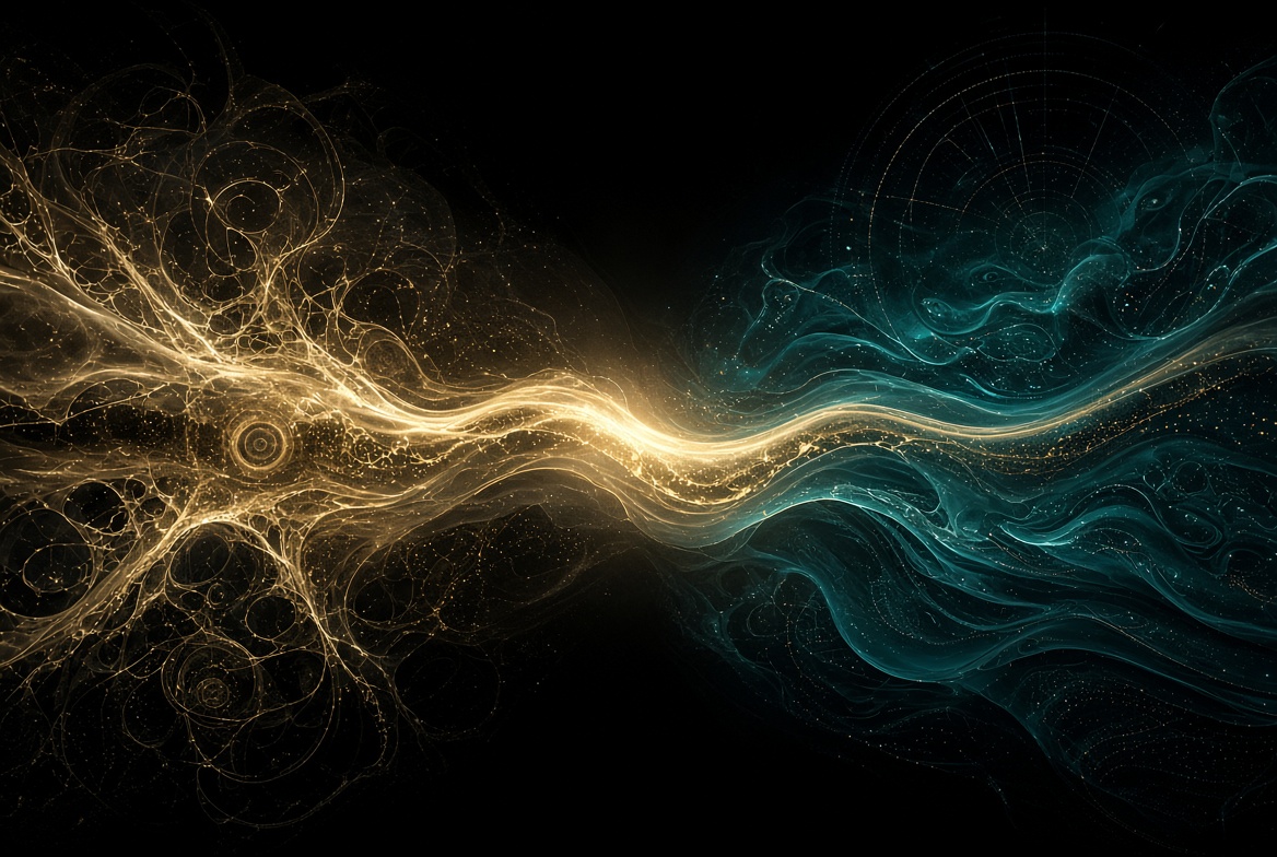 The border where psyche meets matter. Night, not a diagram.
