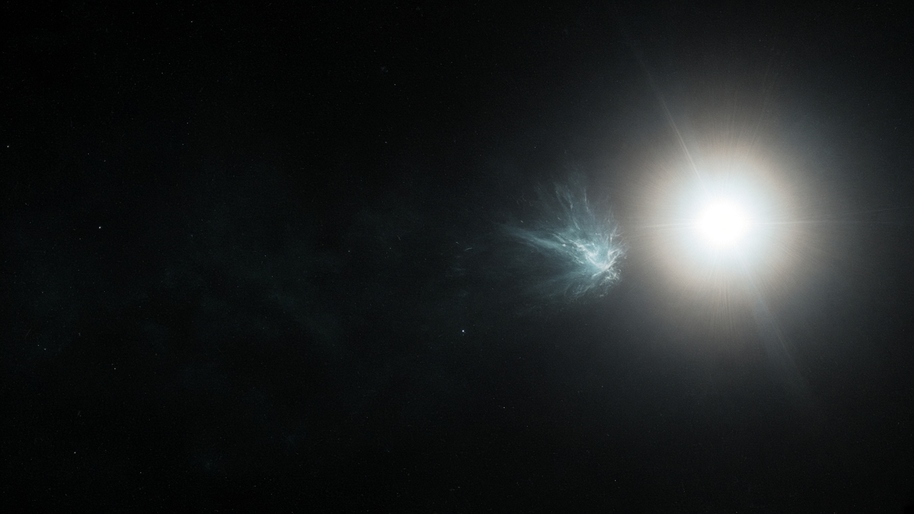 IC 349, the small knot in Merope’s glare
