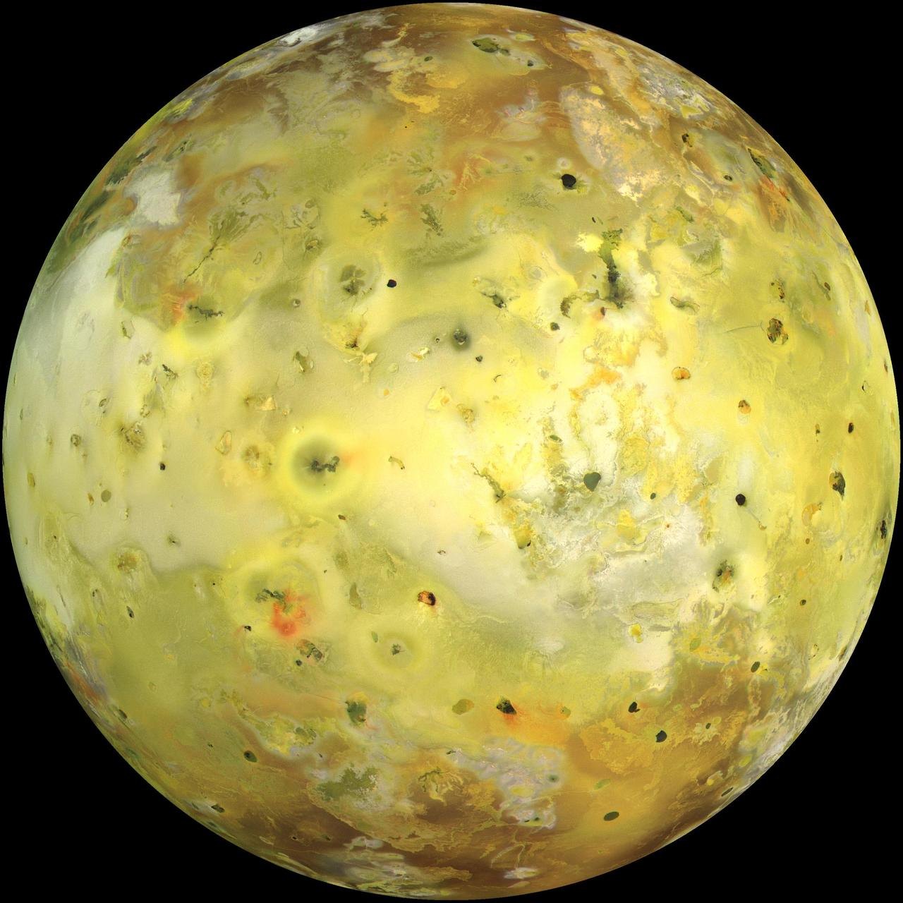 Io, volcanic moon of Jupiter.