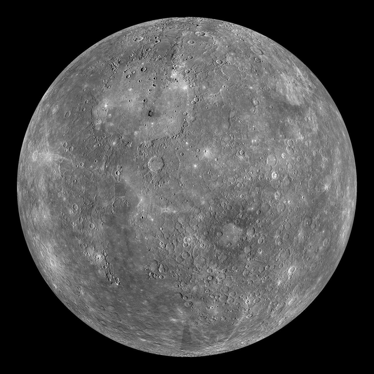 MESSENGER mosaic of Mercury.
