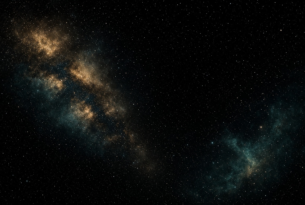The Milky Way over a dark ridgeline. Real night. Not the Stars Look-up plate.